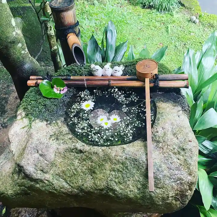 柳谷観音 楊谷寺の手水舎