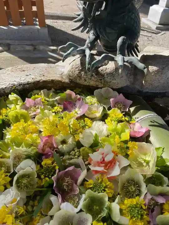 立志神社の手水舎