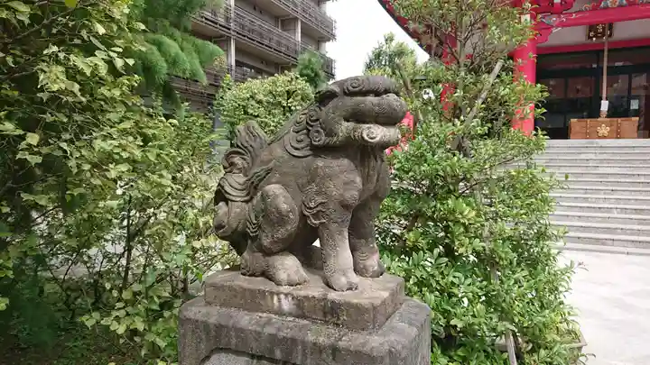 成子天神社の狛犬