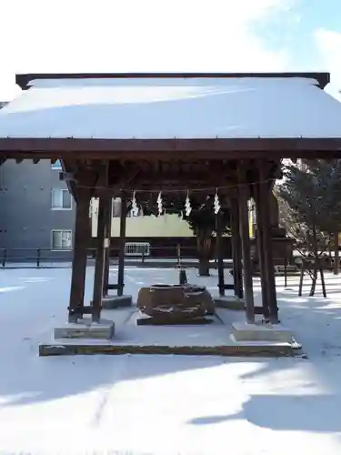 札幌村神社の手水