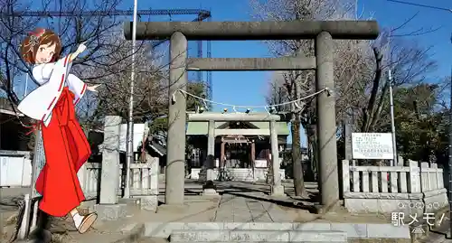 上小松天祖神社の鳥居