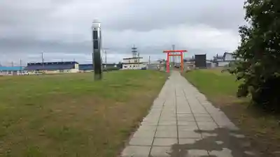 天塩厳島神社の景色