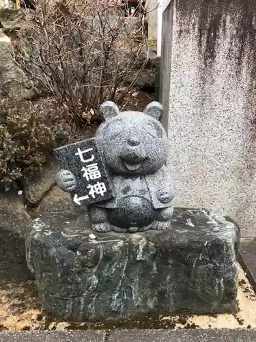 中野沼袋氷川神社の狛犬