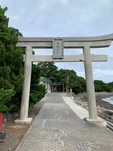 大瀬神社の鳥居