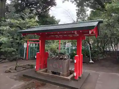赤堤六所神社の手水舎