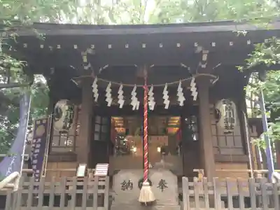 神明氷川神社の本殿・本堂