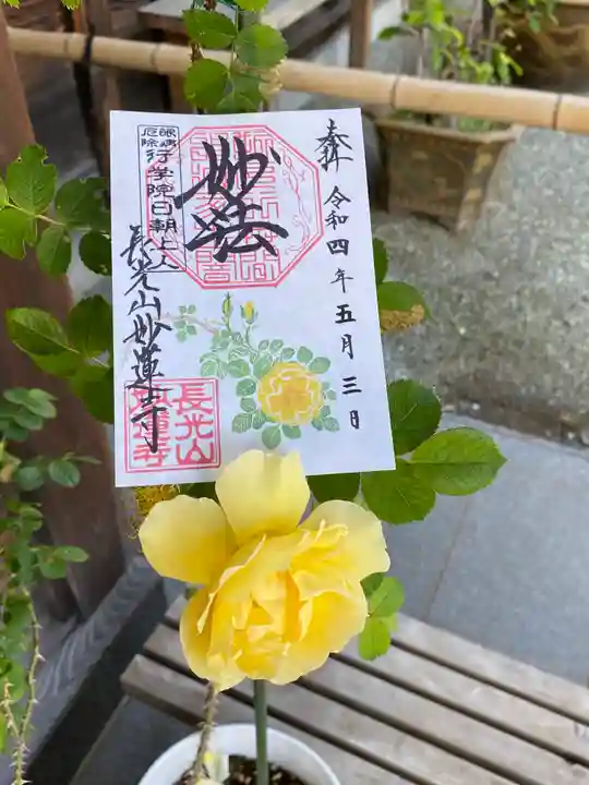 妙蓮寺の御朱印