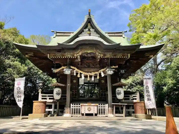 白旗神社の本殿・本堂
