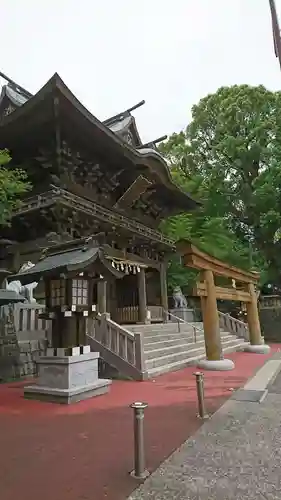 健軍神社の山門・神門