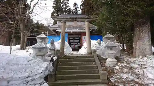 愛宕羽山両神社の鳥居