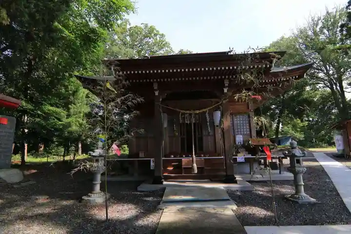 阿久津「田村神社」(郡山市阿久津町)旧社名:伊豆箱根三嶋三社の本殿・本堂