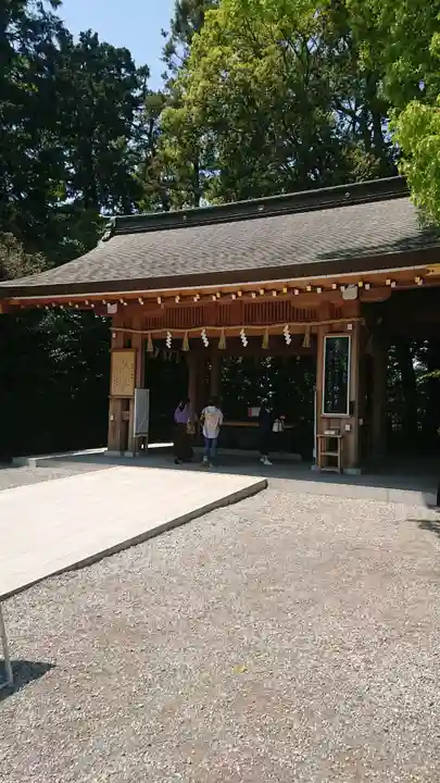 寒川神社の手水舎