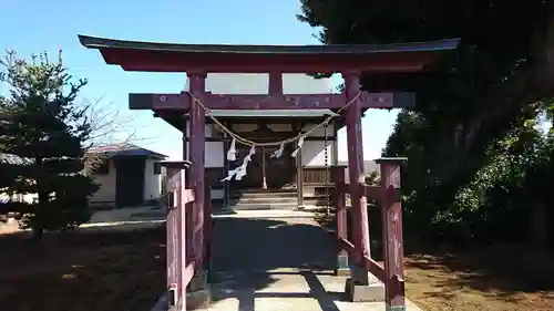 東雷神社の鳥居