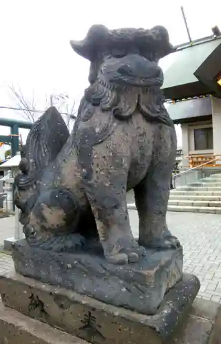 烈々布神社の狛犬