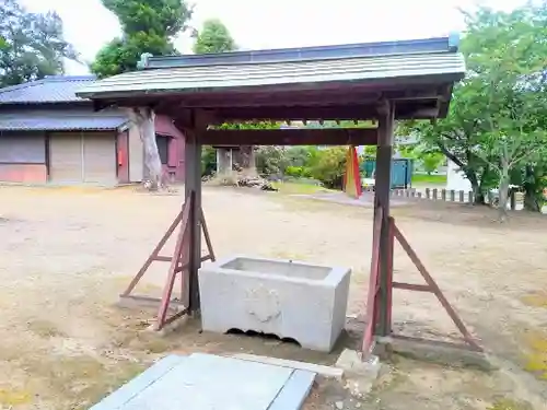 神明社（横松神明社）の手水舎