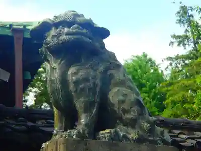 下総野田愛宕神社の狛犬