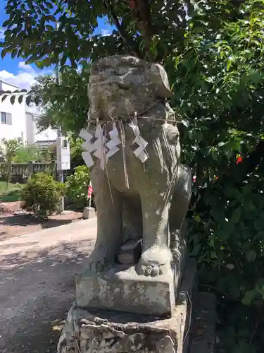 鴨島八幡神社の狛犬