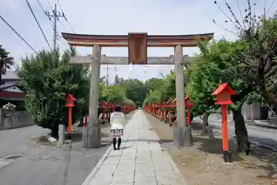 朝日森天満宮の鳥居