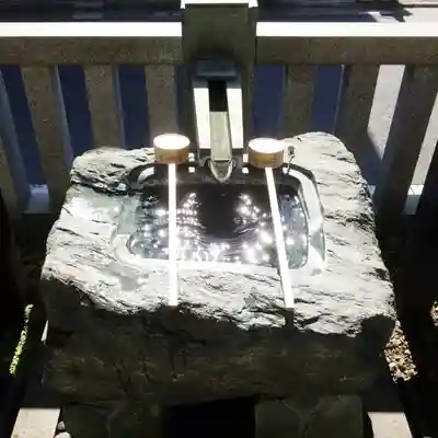 神楽坂若宮八幡神社の手水舎