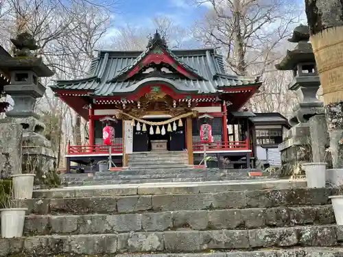 山中浅間神社の本殿