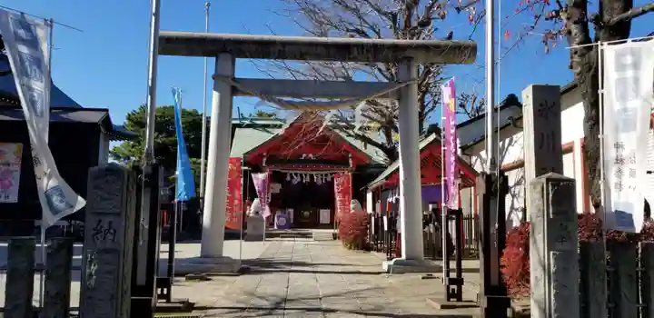 葛飾氷川神社の鳥居