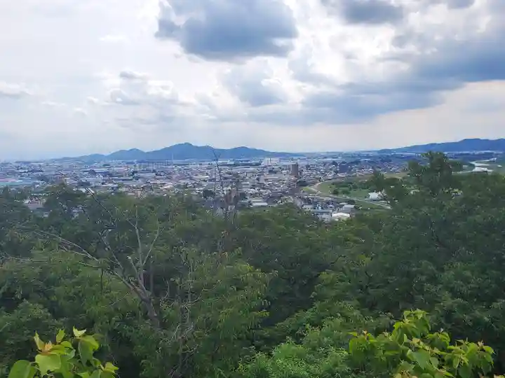 男浅間神社の周辺