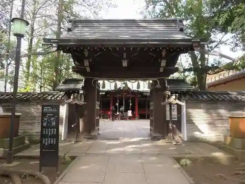赤坂氷川神社の山門・神門