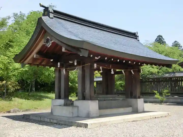 吉野神宮の手水舎