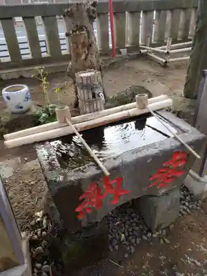 白幡神社の手水舎