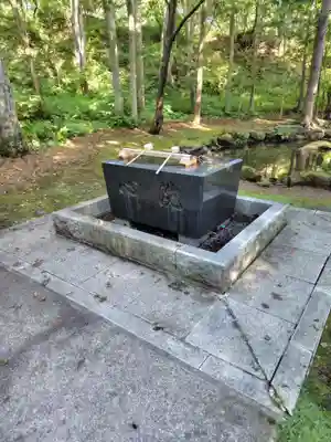 音更神社の手水舎