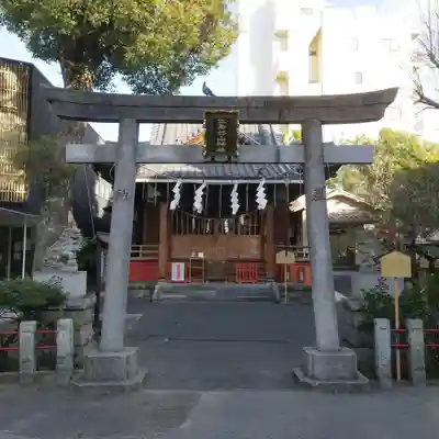 江島杉山神社の鳥居