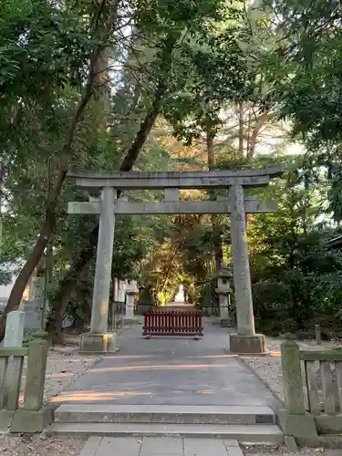 岩槻久伊豆神社の鳥居