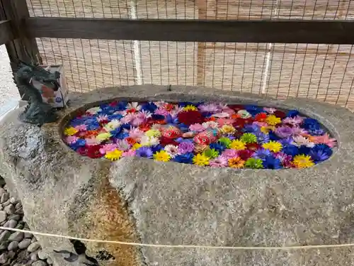 金井神社の手水舎