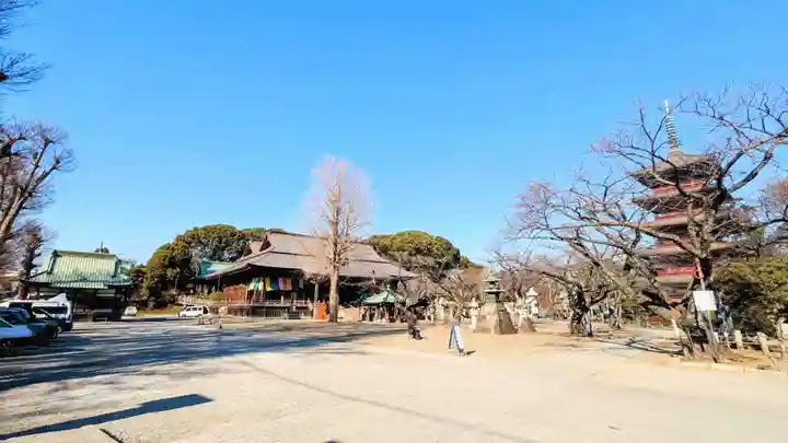 法華経寺の景色