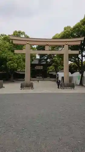 明治神宮の鳥居