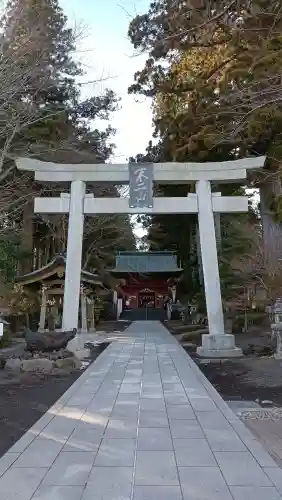 富士山東口本宮 冨士浅間神社の鳥居