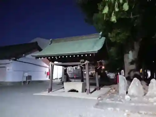中條神社の手水舎