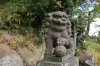 阿久津「田村神社」(郡山市阿久津町)旧社名:伊豆箱根三嶋三社の狛犬