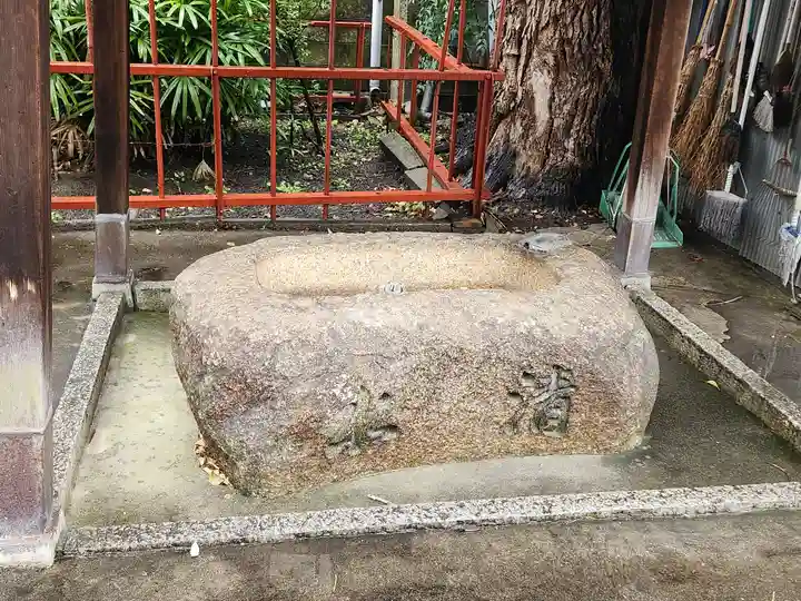 八幡社(中島八幡社)の手水舎