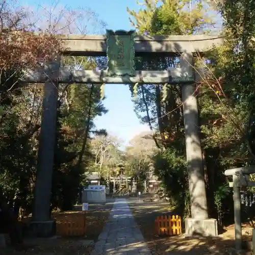 篠崎浅間神社の鳥居