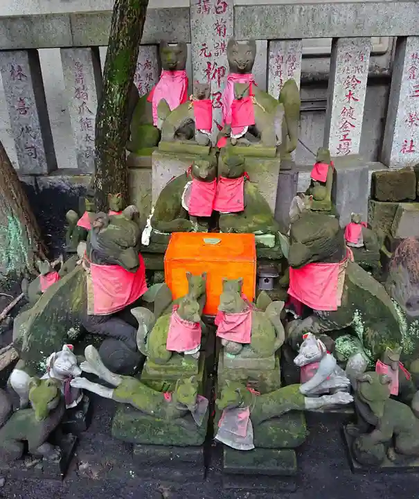 笠間稲荷神社 東京別社の狛犬