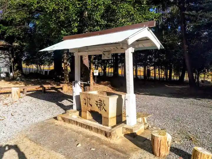 八幡社(中田八幡社)の手水舎