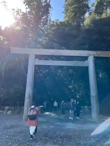 伊勢神宮外宮（豊受大神宮）の鳥居