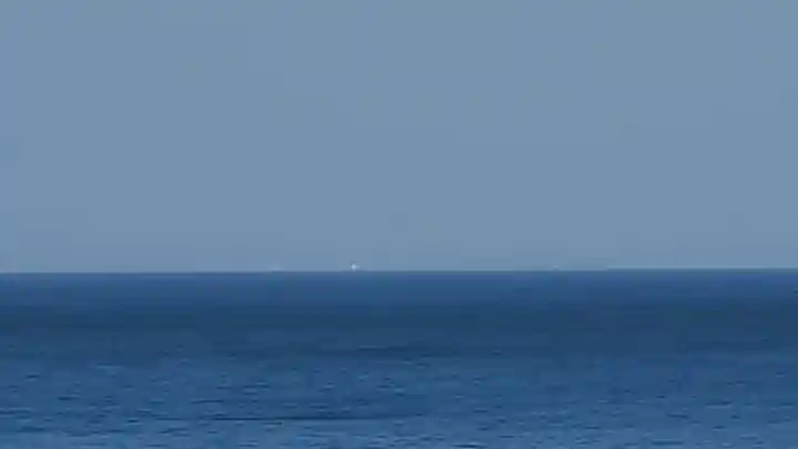 宗像大社沖津宮遥拝所の景色