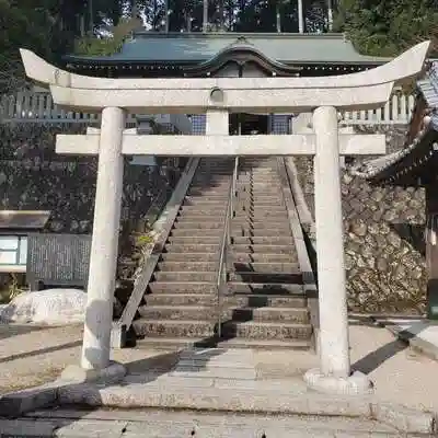 都美恵神社の鳥居