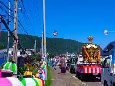 尻岸内八幡神社のお祭り