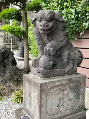 太田杉山神社・横濱水天宮の狛犬