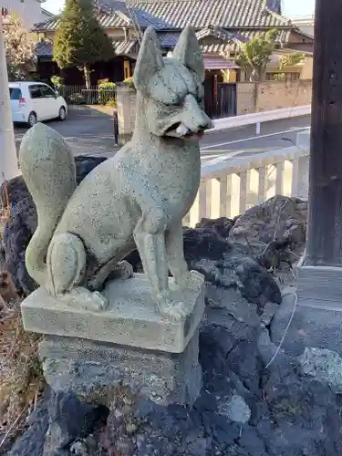 前橋神明宮の狛犬