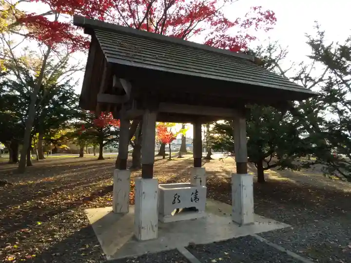 湧別神社の手水舎