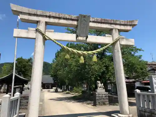 飯坂八幡神社の鳥居